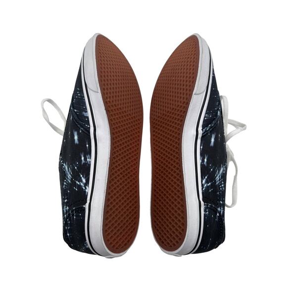 Vans Winston Shooting Stars Skate Shoes Lace Up Black White Womens Size 8 - Picture 11 of 11